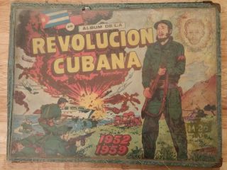 1960 " Album De La Revolucion Cubana " Children Comic Book 268 Cards First Edition