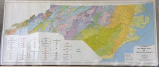 Geologic Map Of North Carolina - 1;500,  000 (1958)