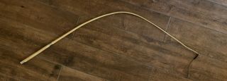 Vintage Western Carriage Horse Buggy Braided Leather Whip Crop