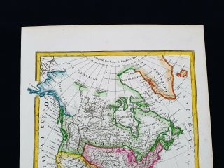 1812 LAPIE rare map NORTH AMERICA,  UNITED STATES,  CANADA,  USA,  MEXICO,  CARIBBEAN 3