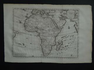 1729 Atlas Pieter Van Der Aa Map Africa - L 