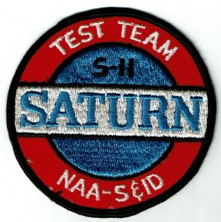 Vintage Authentic North American Saturn Rocket Stage Ii Test Team 4 " Patch