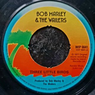 Bob Marley & The Wailers - Three Little Birds - 1980 - Ex Con Ideal Jukebox 7 "