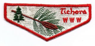 Boy Scout Oa 146 Tichora Lodge Ff First Flap S1