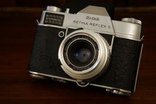Vintage Kodak Retina Reflex S 35mm Film Camera C.  1959