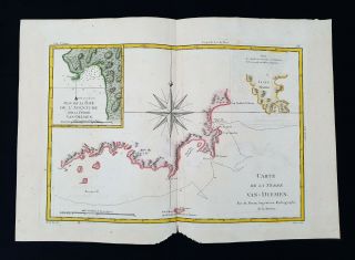 1787 Bonne & Desmarest - Rare Map: Van Diemen 