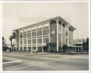 1964 Press Photo Jefferson National Bank Building Exterior 1960s Miami Florida