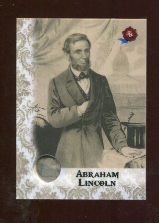 2020 Historic Autographs First 36 Potus Abraham Lincoln Silver Half Dime 