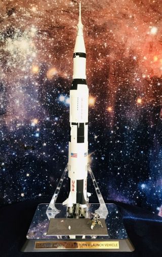 Bandai Apollo 11 Saturn V Rocket Lunar Module Model Usa