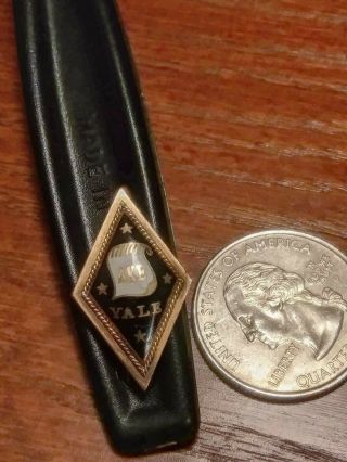 Antique 1907 Delta Kappa Epsilon Dke 14k Gold Yale Fraternity Pin R.  ?.  Thompson