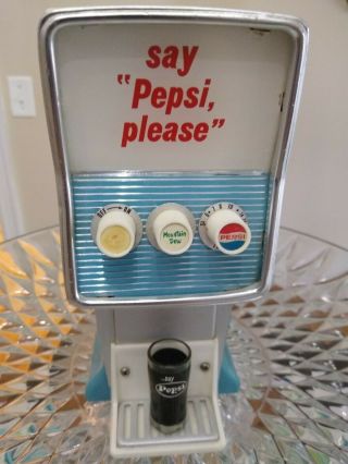 Rare Vintage Pepsi Cola Soda Pop Fountain Machine Transistor Radio Japan