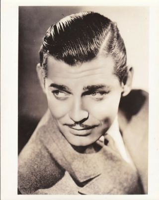 Clark Gable - Vintage Photo Very Early - Portrait - 8 " X 10 "