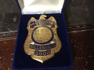 Obsolete Historical Marshal Badge - Posse Rendezvous Millennium