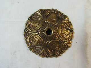 6 Vintage European Decorative Brass 4 Holes 3.  5 " Bobeches Chandelier,  Lamp Part 6