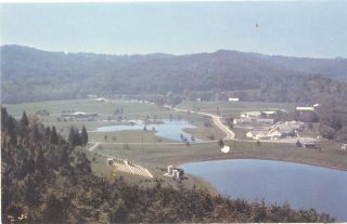 Vintage West Virginia Chrome Postcard Ripley Cedar Lakes Camp Conference Center