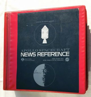 Apollo Spacecraft News Reference Book In 3 - Ring Binder