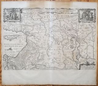 Visscher Map Paradise Cyprus Syria Armenia Babylon - 1663