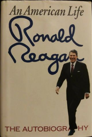 Ronald Reagan - Signed First Edition - An American Life Autograph Plate Read