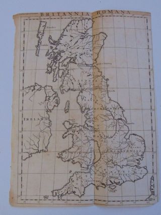 Circa 1732 - 4 Antique Early 18th Century Maps Of England - Scotland & France