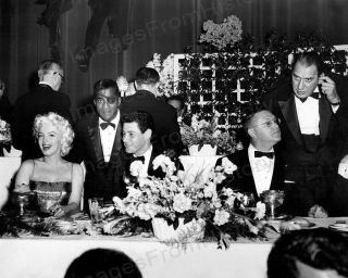 8x10 Print Marilyn Monroe Sammy Davis Jr Candid Social Event 1955 Sdj