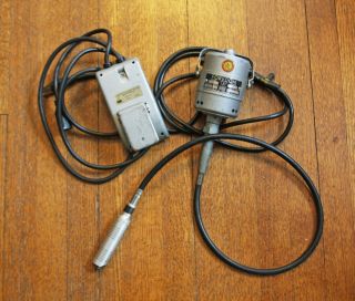 Vtg Foredom Flexible Shaft Rotary Tool Series Cc & Foot Pedal Jeweler Woodworker