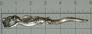 Very Rare Sterling Silver Slaves Of The Silver Serpent Letter Opener Denver Usa