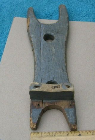 Antique Wooden Boot Jack Puller Remover Rustic Old West Primitive Country 2