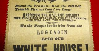 NEWLY DISCOVERED 1840 William Henry Harrison Presidential Campaign Silk 6