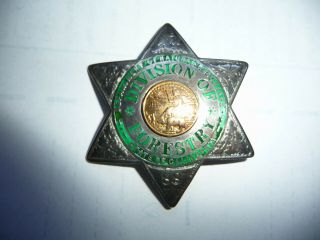 Cdf California Division Of Forestry Ranger Star 1940 - 1961 Forest Fire Badge Ca