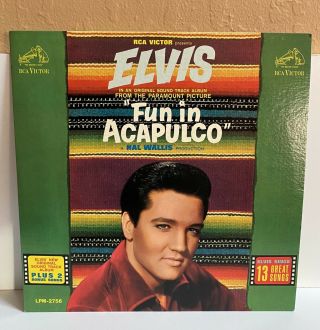 Elvis Presley:12 " Lpm Elvis - Fun In Acapulco {vinyl,  Cover,  Sleeve} Rca Victor