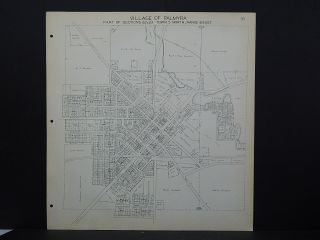 Wisconsin Jefferson County Map 1941 Village Of Palmyra Y16 23