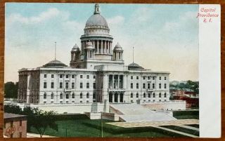 Vintage Postcard State Capitol Providence Rhode Island Ri