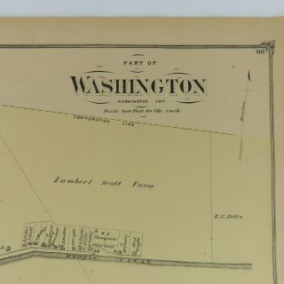 1874 Map Washington,  NJ F.  W.  Beers Warren County 2 - Page 2