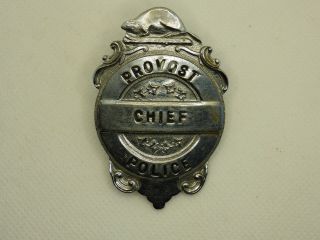 Very Old Style Obsolete Antique Provost,  Alberta Police Badge Canada