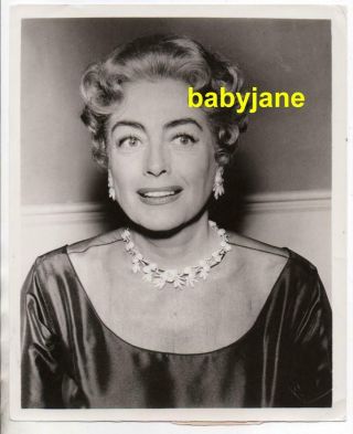 Joan Crawford Orig 8x10 Photo 1959 General Electric Theater And One Was Loyal