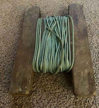 Primitive Antique Wood Winder For String Yarn Twine Rope