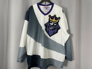 1990’s Los Angeles La Kings Vintage Ccm Hockey Jersey Nhl Men’s Xl Burger King