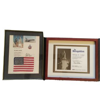 Space Shuttle Columbia “flown Flag” 1981.  A Piece Of History