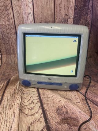 Vintage Apple Imac G3 M5521 All In One Computer Blue