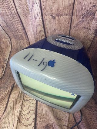 Vintage Apple iMac G3 M5521 All in one Computer BLUE 2