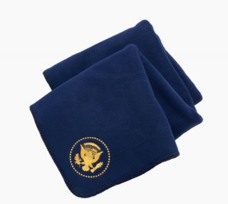 President Trump White House Rare Fleece Blanket and Baseball Hat Gift 5