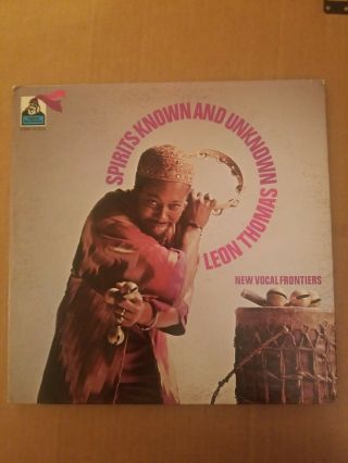 Leon Thomas Spirits Known And Unknown Vinyl Record 1969 Ex/nm,
