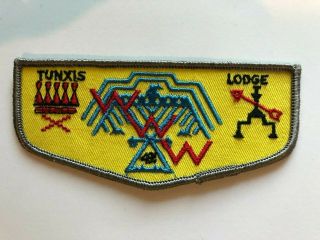 Tunxis Lodge 491 F2 Oa Flap Patch Order Of The Arrow Boy Scouts