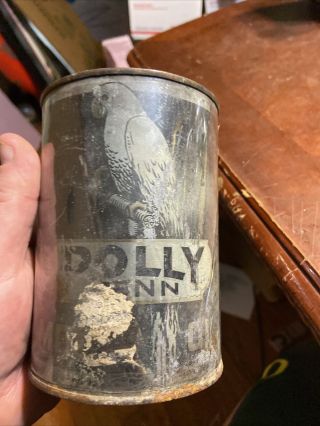 Vintage Rare Polly Penn Oil Can 1 Qt