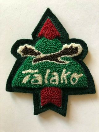 Talako Lodge 533 Oa C1 Chenille Patch Order Of The Arrow Boy Scouts
