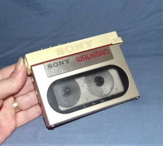 Vtg Sony Wm 10 Red Walkman Cassette Player Parts