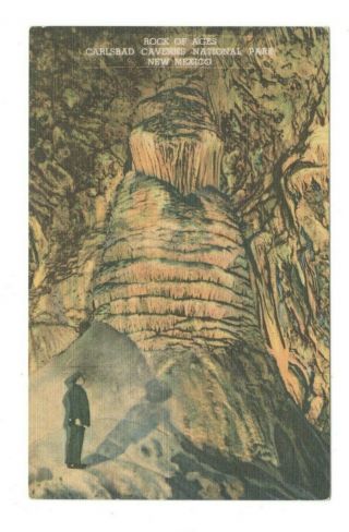 Rock Of Ages Carlsbad Caverns National Park Mexico Vintage Postcard Sl35