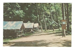 Camp Barton Boy Scouts Of America Vintage Postcard Af211