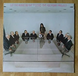 Joe Perry Project: Let The Music Do The Talking 12 " Vinyl Record 1980 G,