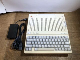 Vintage Apple Iic Computer With Disks Monitor Not